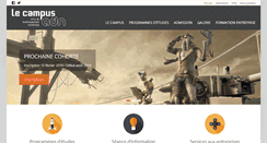 Desktop Screenshot of lecampusadn.com